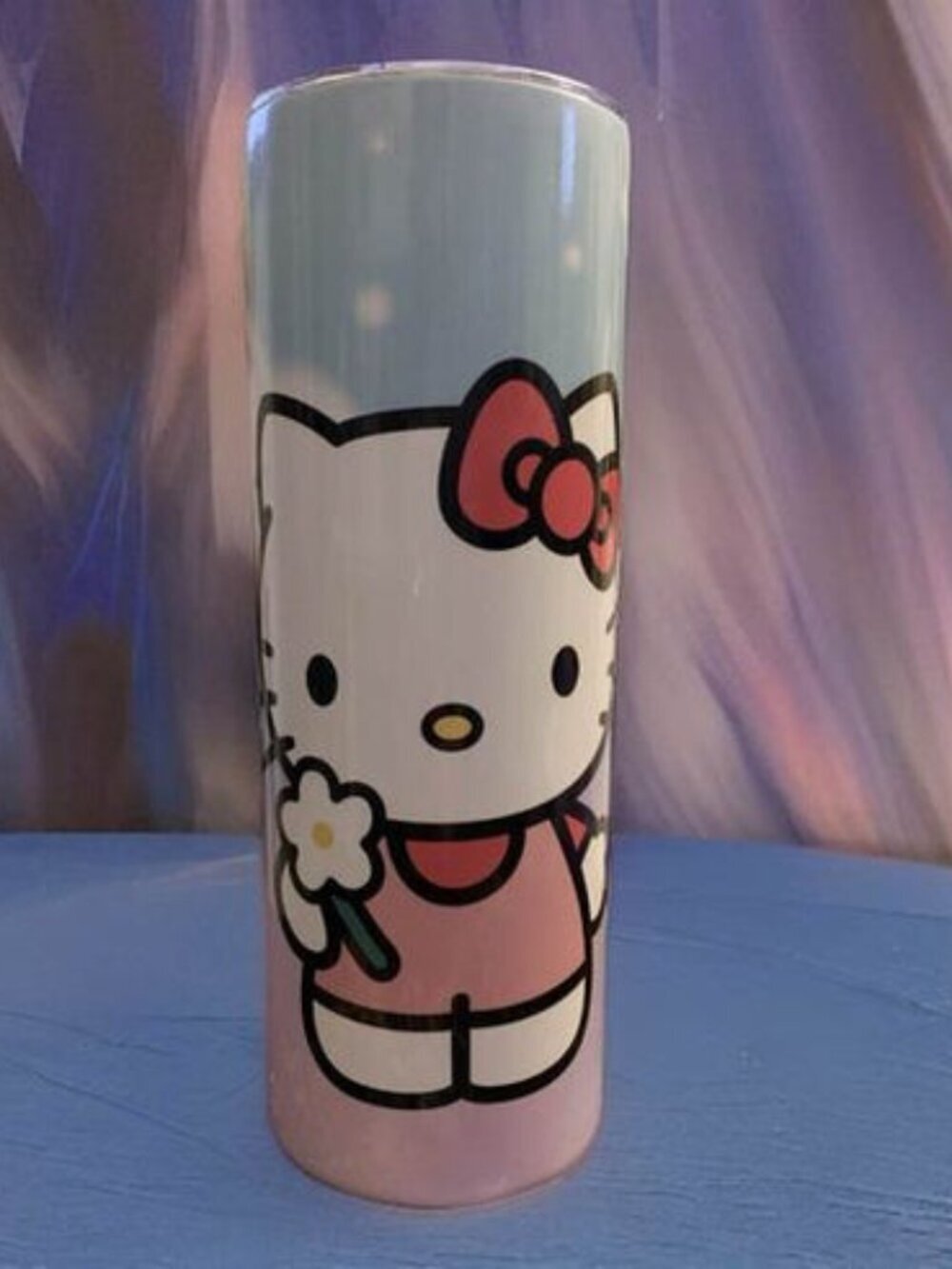 Sky Blue Hello Kitty Tumbler